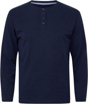 Tshirt Manches Longues Bleu Marine All Size du 3XL au 10XL