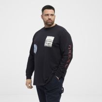 Tshirt Manches Longues Noir All Size du 3XL au 8XL