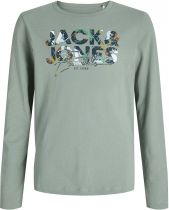 Tshirt Manches Longues Vert Jack&Jones du 3XL au 8XL