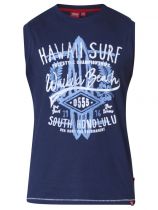 Tshirt Sans Manches  Bleu Marine Duke du 3XL au 6XL