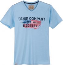 Tshirt sans Manches  Bleu Redfield du 3XL au 10XL