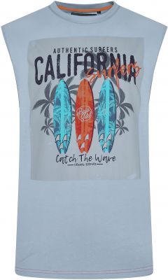 Tshirt Sans Manches Bleu Kam du 2XL au 8XL