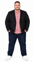 Veste en Molleton Stretch Noir JP1880 du 3XL au 8XL