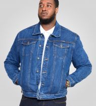 Veste Jean Bleu Grande Taille Homme TRUCKER de DUKE du 2XL au 8XL