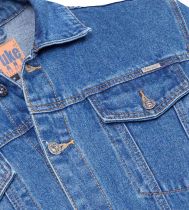 Veste Jean Bleu Grande Taille Homme TRUCKER de DUKE du 2XL au 8XL