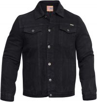 Veste Jean Noir Grande Taille Homme TRUCKER de DUKE du 2XL au 8XL