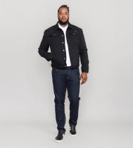Veste Jean Noir Grande Taille Homme TRUCKER de DUKE du 2XL au 8XL