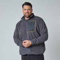 Veste Polaire Grise All Size du 3XL au 8XL