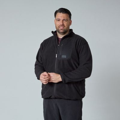 Veste Polaire Noir All Size du 3XL au 8XL